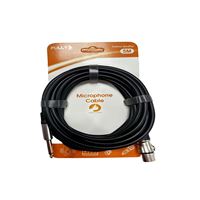 6.35 XLR FM Siyah 5mt Mikrofon Kablosu 1