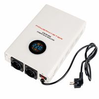 21854  Powermaster SLIM-2000 Otomatik 2000 Watt Kombi Voltaj Regülatörü 1