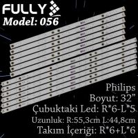 FULLY SET-056 PHILIPS 50 INC 6R+6L 12 ADET (SET) TV LED BAR 1