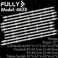 FULLY SET-062S PHILIPS 47 INC 10 ADET (SET) TV LED BAR 1