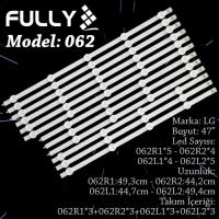 FULLY-SET-062 LG 47 INC 3*L1+3*L2+3*R1+3*R2 12 ADET (SET) TV LED BAR 1