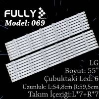 FULLY SET-069 LG 55 INC 7*L+7*R 14 ADET (SET) TV LED BAR 1
