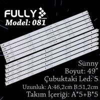 FULLY SET-081 SUNNY 49 INC 5A+5B 10 ADET (SET) TV LED BAR 1
