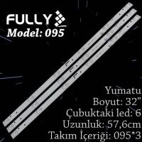 FULLY SET-095 YUMATU 32 INC 3  ADET (SET) TV LED BAR 1