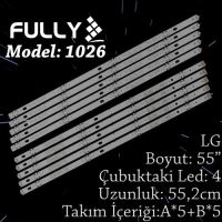 FULLY SET-1026 LG 55 INC 5A+5B ADET (SET) TV LED BAR 1