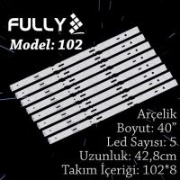 FULLY SET-102 ARÇELİK 40 INC 8  ADET (SET) TV LED BAR 1