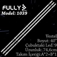 FULLY SET-1039 VESTEL 40 INC 2A+1B ADET (SET) TV LED BAR 1