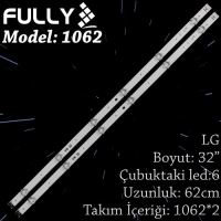 FULLY SET-1062 LG 32 INC 2  ADET (SET) TV LED BAR 1