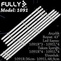 FULLY-SET-1091 ARÇELİK 43 INC 4L+4R ADET (SET) TV LED BAR 1