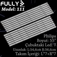 FULLY SET-111 PHILIPS 55 INC 7R+7L ADET (SET) TV LED BAR 1
