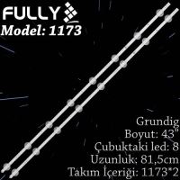 FULLY SET-1173 ARÇELİK/Grundig 43 INC 2  ADET (SET) TV LED BAR 1