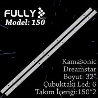 FULLY SET-150 KAMASONIC 32 INC 2  ADET (SET) TV LED BAR 1