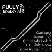 FULLY SET-156 SAMSUNG 32 INC 2  ADET (SET) TV LED BAR 1