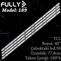 FULLY SET-189 TCL/PANDA 40 INC 4  ADET (SET) TV LED BAR 1