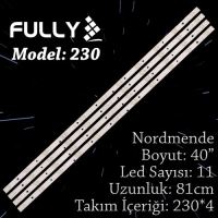 FULLY SET-230 Sanyo/Nordmende 40 INC 4  ADET (SET) TV LED BAR 1
