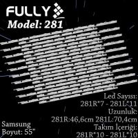 FULLY SET-281 SAMSUNG 55 INC 10R+10L ADET (SET) TV LED BAR 1