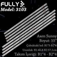 FULLY SET-3103 SUNNY/Axen 55 INC 4B1+4B2 ADET (SET) TV LED BAR 1