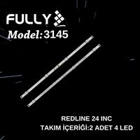 FULLY-SET-3145 Redline 24EX4524, Navitech LD-2460HD,SLT-2430C,AX24LEDE6681, MS-L2151 2 ADET TV LED BAR 1