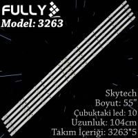 FULLY- SET-3263 SKYTECH 55 INC 5  ADET (SET) TV LED BAR 1
