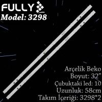 FULLY SET-3298 BEKO/ARÇELİK/GRUNDING 32 INC 2  ADET (SET) TV LED BAR 1