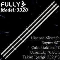 FULLY SET-3320 ShineOn  40 INC 3  ADET (SET) TV LED BAR 1