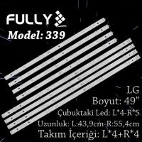 FULLY- SET-339 LG 49 INC 4R+4L ADET (SET) TV LED BAR 1