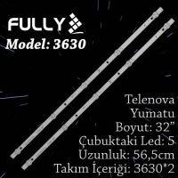 FULLY SET-3630 YUMATU,TELENOVA 32 INC 2  ADET (SET) TV LED BAR 1