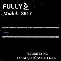 FULLY-SET-3917 REDLİNE 32 INC  M-32, 6V, MSG-T320-V6-3030-XYH-026-06 558.59MM*12MM*1.0T, 1.3.10703200266, TV LED BAR (6V) 1