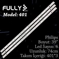FULLY SET-401 PHILIPS 39 INC 3  ADET (SET) TV LED BAR 1