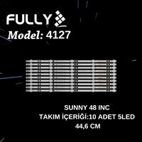 FULLY-SET-4127 SUNNY 48'', SN048LD019-S2F, MS-L1744 V1, CY_HT+HD_48D_3528_10*5_300mA-15V, TV LED BAR 1