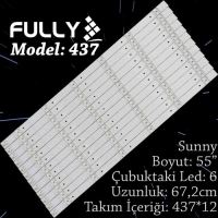 FULLY SET-437 SUNNY 55 INC 12  ADET (SET) TV LED BAR 1