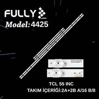 FULLY-SET-4425 TCL, 55C635, 55C735, LED BAR, BACKLIGHT, 55HR330M16A0 V1 55HR330M08B0 V1, 55C635 55C735 55S365C TV LED BAR 1