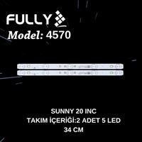 FULLY-SET-4570 SKYTECH, ST-2040YK, LED BAR, AXEN, AX020LD003-S2, SUNNY, SN020LD003-S2, SN20LED003/0202, LED BAR 1