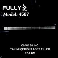 FULLY-SET-4587 ONVO 50 INC ONVO OV50F351 LED BAR , SABA SB50F351LED BAR , NORMENDE NM50F351 TV LED BAR 1