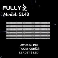 FULLY-SET-5148 AWOX B206500S, B206500, LED BAR, BACKLIGHT, JL.D65061330-140GS-M_V03, AWOX, B206500S TV LED BAR 1