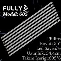 FULLY SET-605 AWOX 6V 55 INC 8  ADET (SET) TV LED BAR 1