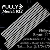 FULLY SET-612 PHILIPS 49 INC 5R+5L ADET (SET) TV LED BAR 1