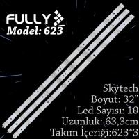 FULLY SET-623 SKYTECH 32 INC 3  ADET (SET) TV LED BAR 1