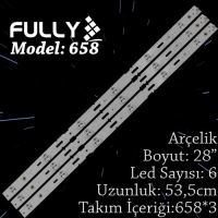 FULLY- SET-658 SAMSUNG/ARÇELİK 28 INC 3  ADET (SET) TV LED BAR 1