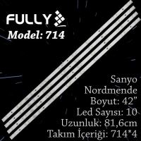 FULLY- SET-714 SANYO 42 INC 4  ADET (SET) TV LED BAR 1