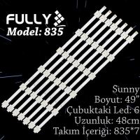 FULLY SET-835 AXEN/SUNNY 49 INC 7  ADET (SET) TV LED BAR 1