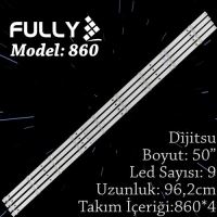 FULLY SET-860 REDLINE/DIJITSU 50 INC 4  ADET (SET) TV LED BAR 1