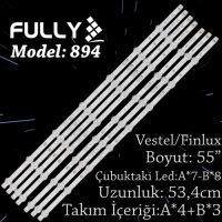FULLY SET-894 VESTEL/FİNLUX  55 INC 4A+3B ADET (SET) TV LED BAR 1