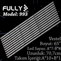 FULLY SET-993 VESTEL 65 INC 10A+1B ADET (SET) TV LED BAR 1