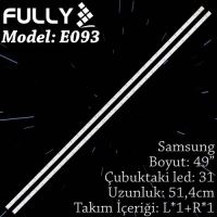 FULLY SET-ELED-093 SAMSUNG 49 INC 2 ADET (SET) TV LED BAR 1