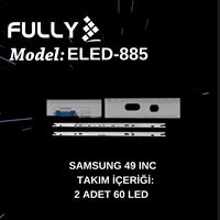 FULLY-ELED-885 BN96-45956A, UE49NU8000T, UE49NU8000TXTK, BN61-15537A TV LED BAR 1