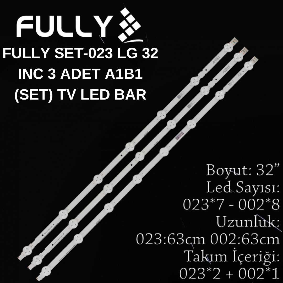 FULLY SET-023 LG 32 INC 3 ADET A1B1  (SET) TV LED BAR 1