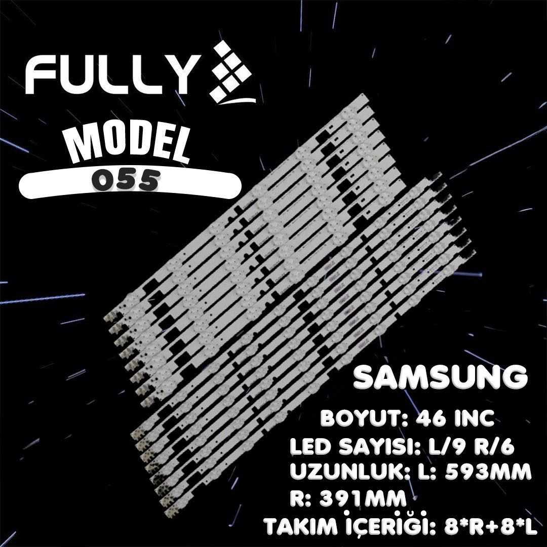 FULLY SET-055 SAMSUNG 46 INC 8*R+8*L 16 ADET (SET) TV LED BAR 1