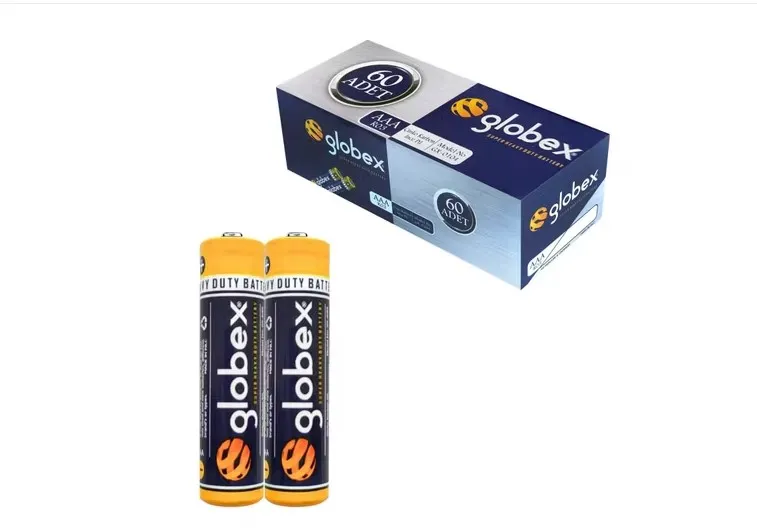 Globex AAA 1.5V  İnce Pil 1 paket (60lık) 1