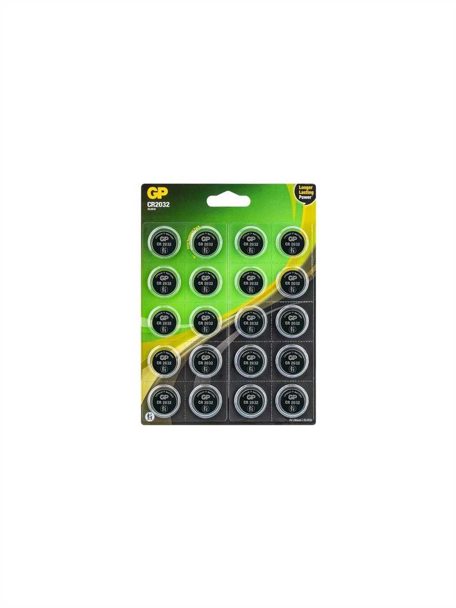 Gp Cr2032 3V 20'li Blisterli Lityum Pil 1